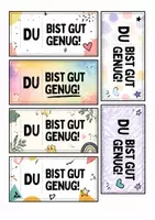 Vorschau - selbst erstellte Cliparts/Grafiken - Du bist gut genug 🎵 Geschenk zum Ferien Abschied - Seite 1