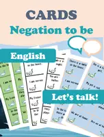 Vorschau - Spiele - Cards / Negation to be + questions / Klasse 5 6 - Deckblatt