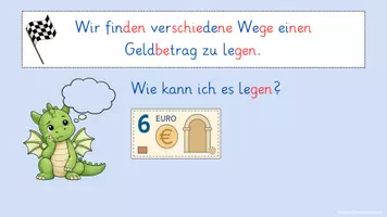 Vorschau - Arbeitsblätter - Unterrichtsstunde zum Euro - Geldbeträge zerlegen - Seite 3