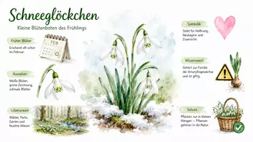 Vorschau - Arbeitsblätter - Arbeitsblatt "Schneeglöckchen" + Onlineübung & MP3 + Infografik - Seite 2