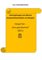 Vorschau - Arbeitsblätter - Interpretation am Beispiel Eine Gute Nachricht - Deckblatt