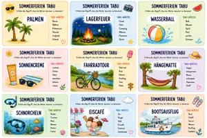 Vorschau - Stundenentwürfe - Spiele für die letzten Schultage | Bingo, Erklärspiel & Stadt-Land | Sommerferien - Seite 2