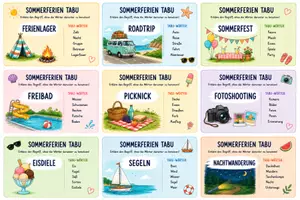 Vorschau - Stundenentwürfe - Spiele für die letzten Schultage | Bingo, Erklärspiel & Stadt-Land | Sommerferien - Seite 3