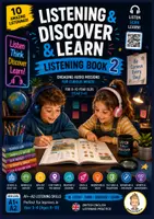 Vista previa - Hojas de trabajo - Listen & Discover & Learn – Listening Book 2 (CEFR A1+ A2- 3º y 4º) - página 1