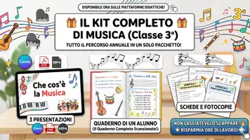 anteprima - Audio - PROGRAMMA COMPLETO di musica - terza elementare - Pagina di copertina