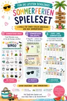 Vorschau - Stundenentwürfe - Spiele für die letzten Schultage | Bingo, Erklärspiel & Stadt-Land | Sommerferien - Deckblatt