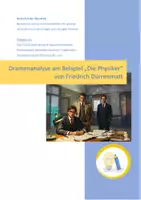 Vorschau - Unterrichtsreihen - Unterrichtsreihe zu Friedrich Dürrenmatts "Die Physiker" - Deckblatt