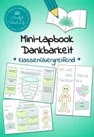 Vorschau - Arbeitsblätter - Dankbarkeit: Mini-Lapbook - Deckblatt