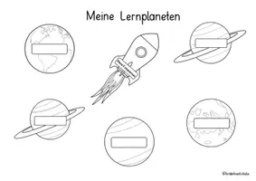 Vorschau - Fördermaterial/Inklusion - Meine Lernplaneten 🌍 Lernentwicklung darstellen - Seite 3