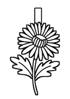 Vorschau - Mal- und Bastelvorlagen - Chrysantheme Girlande Basteln Kunst Bastelideen und kreative Dekoration Grundschule - Seite 1