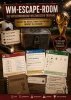 Vorschau - Arbeitsblätter - WM-Escape-Room 2026 Rätsel, Geheimcode & Team-Challenge für die Mittelschule - Deckblatt