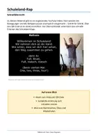 Vorschau - Lehrpläne/Lehrermaterial - Schuleland-Rap – Text und Bodypercussion - Seite 1