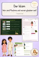 Vorschau - Stundenentwürfe - Islam – Wer sind Muslime und woran glauben sie? | 1. Doppelstunde | Religion Klasse 3/4 - Deckblatt