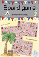 Aperçu - Apprentissages en autonomie - Board Game / Spielfeld treasure chest / pirates - Page de couverture