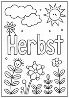 Vorschau - Mal- und Bastelvorlagen - Kastanien Malvorlagen Ausmalbilder Poster kreative Kastanien Grundschule - Seite 2