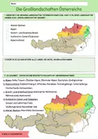 Vorschau - Arbeitsblätter - Großlandschaften Österreichs – Kartenarbeit & Arbeitsblätter - Seite 3