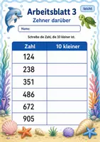Vorschau - Arbeitsblätter - Tausenderbuch | Mathematik Klasse 3 | 6 Arbeitsblätter als PDF - Seite 3