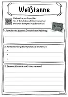 Vorschau - Unterrichtsreihen - Weißtanne Lückentext mit Wortspeicher Hörverstehen und Suchsel - Seite 3