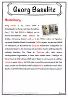 Vorschau - Unterrichtsreihen - Georg Baselitz Lückentext mit Wortspeicher Hörverstehen und Suchsel - Seite 2