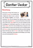 Vorschau - Unterrichtsreihen - Günther Uecker Lückentext mit Wortspeicher Hörverstehen und Suchsel - Seite 2