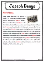 Vorschau - Unterrichtsreihen - Joseph Beuys Lückentext mit Wortspeicher Hörverstehen und Suchsel - Seite 2