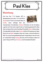 Vorschau - Unterrichtsreihen - Paul Klee Lückentext mit Wortspeicher Hörverstehen und Suchsel - Seite 2