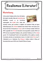 Vorschau - Unterrichtsreihen - Realismus (Literatur) Lückentext mit Wortspeicher Hörverstehen und Suchsel - Seite 2