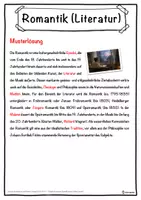 Vorschau - Unterrichtsreihen - Romantik (Literatur) Lückentext mit Wortspeicher Hörverstehen und Suchsel - Seite 2