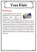 Vorschau - Unterrichtsreihen - Yves Klein Lückentext mit Wortspeicher Hörverstehen und Suchsel - Seite 2