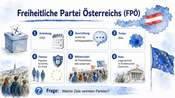 Vorschau - Arbeitsblätter - Arbeitsblätter "Freiheitliche Partei Österreichs" + Lösung & MP3 + Infografik - Seite 3
