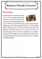 Vorschau - Unterrichtsreihen - Weimarer Klassik (Literatur) Lückentext mit Wortspeicher Hörverstehen und Suchsel - Seite 2