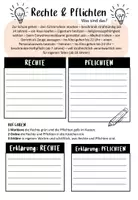 Vorschau - Arbeitsblätter - Materialpaket: Begriffspaare / Moral / Ethik / Rechte / Pflichten - Seite 1