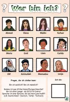 Vorschau - Spiele - DaZ-Spiel "Wer bin ich?" Sich vorstellen - DaZ / DaF / Deutsch - Seite 2