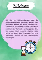 Vorschau - Fördermaterial/Inklusion - Buchstabeneinführung U - Buchstabe U - Blitzlesen U - Seite 1