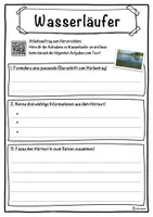 Vorschau - Unterrichtsreihen - Wasserläufer Lückentext mit Wortspeicher Hörverstehen und Suchsel - Seite 3