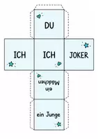Vorschau - Spiele - Lesewürfel. Ich- Du- Wir- Würfel. Leseförderung - Seite 1