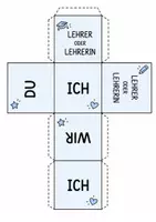Vorschau - Spiele - Lesewürfel. Ich- Du- Wir- Würfel. Leseförderung - Seite 2