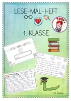 Vorschau - Arbeitsblätter - Lese-Mal-Heft 2 (1. Klasse) - Deckblatt