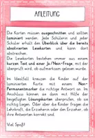 Vorschau - Fördermaterial/Inklusion - Lesekartei Tiere Klasse 1 – 14 Lesekarten mit Ja-Nein-Fragen & Lösungen für Leseanfänger - Seite 2