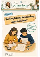 Vorschau - Arbeitsblätter - Rechtschreibung Klasse 9 -10 Prüfungsvorbereitung - Deckblatt
