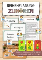 Vorschau - Unterrichtsreihen - Materialpaket: Zuhören - Unterrichtsreihe, UB-Stunde und Material - Deckblatt