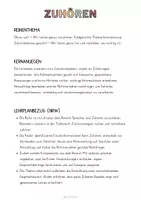 Vorschau - Unterrichtsreihen - Materialpaket: Zuhören - Unterrichtsreihe, UB-Stunde und Material - Seite 1