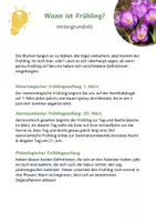 Vorschau - Arbeitsblätter - Fruehlingsbotensuche - Seite 1