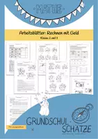 Vorschau - Arbeitsblätter - Arbeitsblätter Rechnen mit Geld Klasse 2 und 3 - Deckblatt