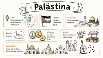 Vorschau - Arbeitsblätter - Arbeitsblatt "Palästina" + Onlineübung & MP3 + Infografik - Seite 2
