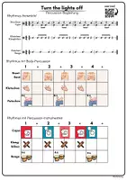 Vorschau - Arbeitsblätter - Mitspielsatz "Turn the lights off"- Musik Jg.5-10 - Seite 2