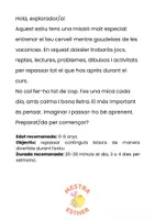 Vista previa - Hojas de trabajo - Dossier d’estiu de reforç per a 1r i 2n de Primària - página 1