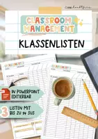 Vorschau - Fördermaterial/Inklusion - Klassenlisten | Editierbare Organisationsvorlagen für die Klassenleitung | Klasse 5–10 - Deckblatt