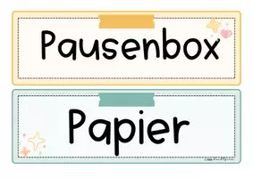 Vorschau - Poster - Klassenzimmerorganisation | 48 Schilder für Classroom Management & Klassenleitung | Klasse 5–10 - Seite 3
