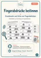 Vorschau - Arbeitsblätter - Wanyvo´s Lernspuren - Fingerabdruecke bestimmen - Deckblatt